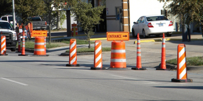 Rent Traffic Control Drums Traffic Cones Barricades Reflective Barrels