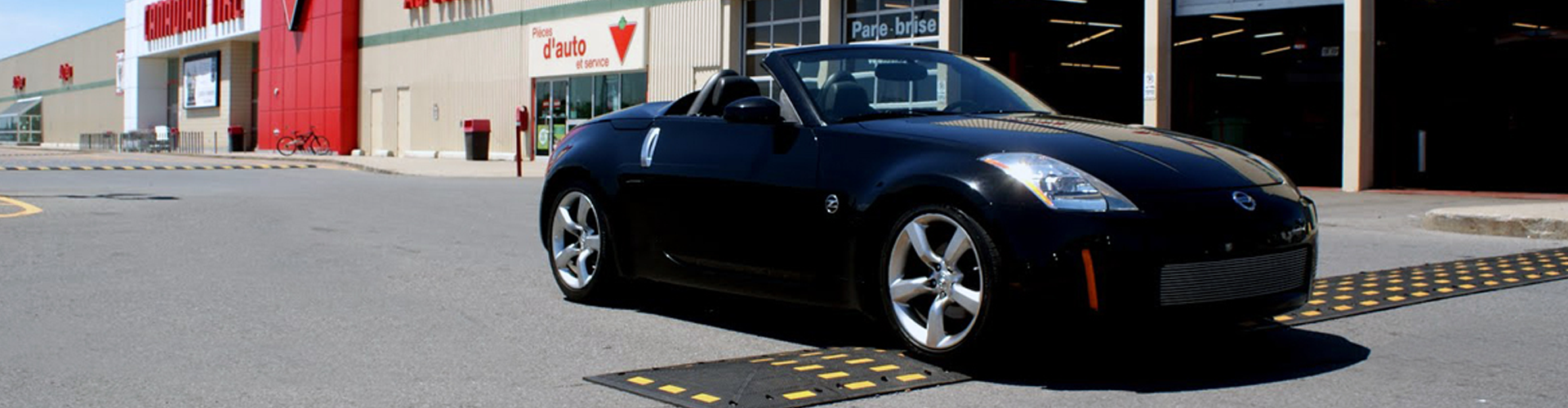 Rubber Road Humps Houston Speed Bumps Car Stops Parking Curbs